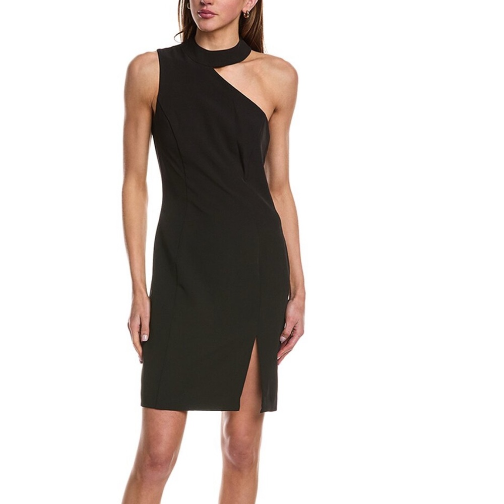 NWT French Connection Echo Crepe One-Shoulder Mini Dress - Size 4